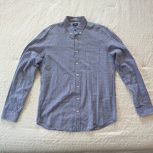 J Crew Seersucker Shirt